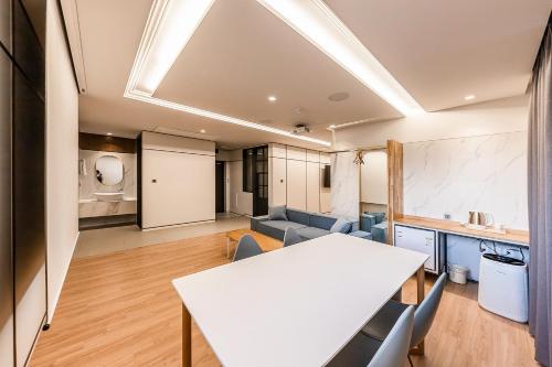 Χώρος καθιστικού στο Brown-Dot Hotel Ulsan-Sincheon