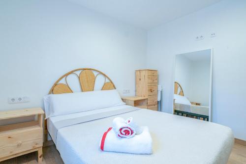 Lova arba lovos apgyvendinimo įstaigoje For You Rentals South of Madrid Portazgo apartment SDM21