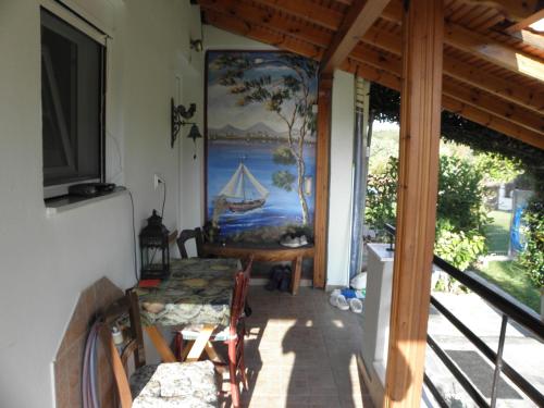 Μπαλκόνι ή βεράντα στο Seaside Villa Adam's Holiday House 2019