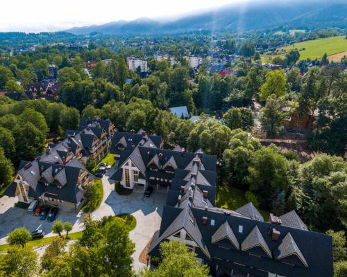 Výhľad na hory alebo výhľad na hory priamo z apartmánového hotela