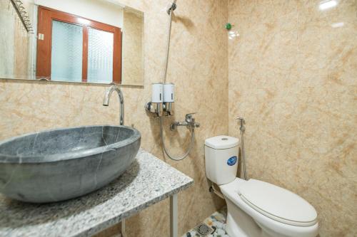 Phòng tắm tại Gia Bao homestay