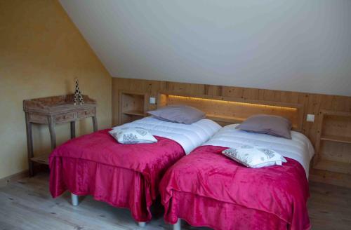 le gîte du Wildbachにあるベッド