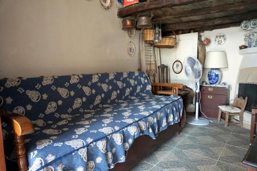 Voodi või voodid majutusasutuse House in Skyros with an amazing sea view toas