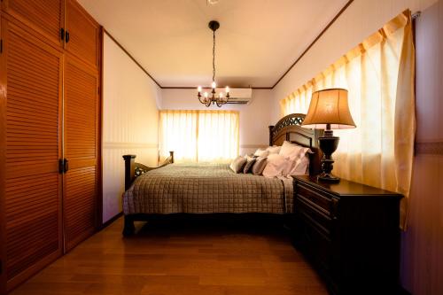 Cama o camas de una habitación en ID Stay Kawaguchiko