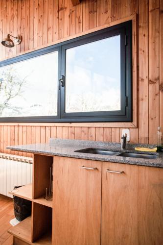 Cuina o zona de cuina de Cabañas Las Murras