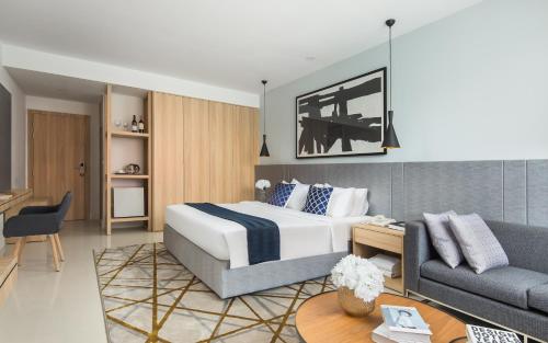 Posezení v ubytování Altos Hotel