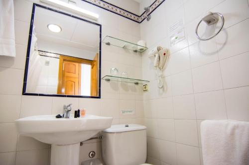 Koupelna v ubytování Libredón Rooms