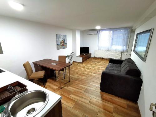 Χώρος καθιστικού στο SAPA Studios & Apartments