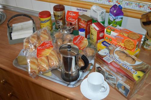 Jídlo v prázdninového domu nebo okolí