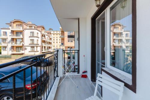 Balkón nebo terasa v ubytování Guest House Theona