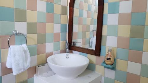 Koupelna v ubytování Casa Baeza Apartament, the best location, 70mts from the sea
