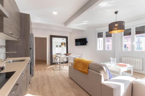 Η κουζίνα ή μικρή κουζίνα στο Apartamento Miribilla