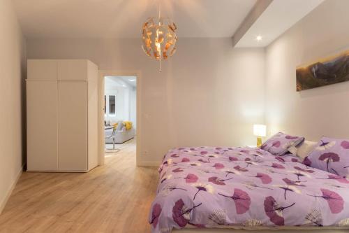 Ένα ή περισσότερα κρεβάτια σε δωμάτιο στο Apartamento Miribilla