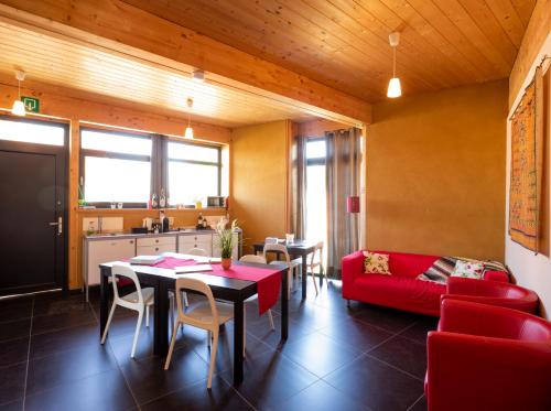 Dining area in a panziókat