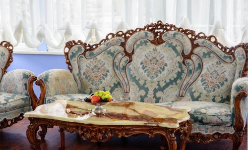 Χώρος καθιστικού στο Hotel Rezydencja