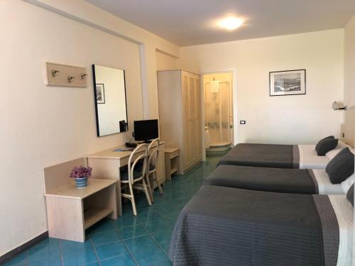 Μια τηλεόραση ή/και κέντρο ψυχαγωγίας στο Agave Hotel