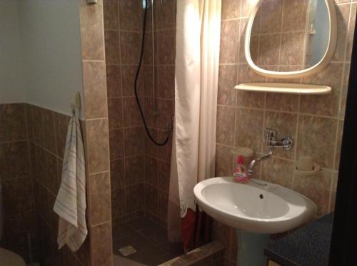 A bathroom at Chalupa Kucbel