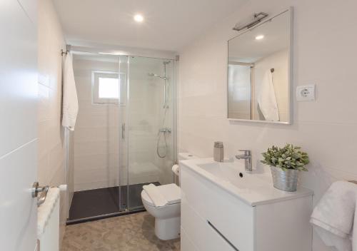 Koupelna v ubytování Hola! - El Cortijo