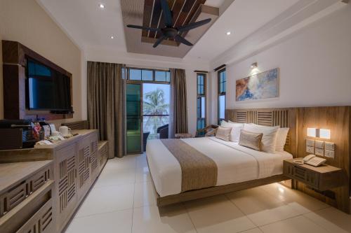 Postel nebo postele na pokoji v ubytování Hotel Ocean Grand at Hulhumale