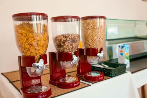 a group of three food processors on a counter at OW Mikomania in Charzykowy