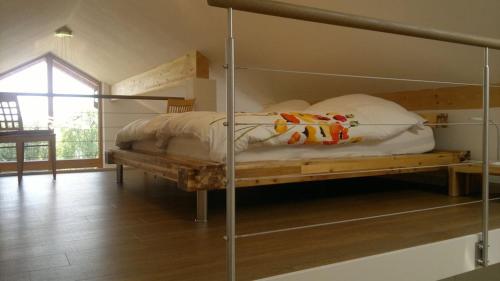 Katil atau katil-katil dalam bilik di Ferienwohnung Kaps