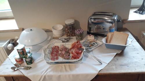 Jídlo v bed and breakfast nebo okolí