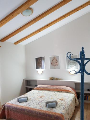 Llit o llits en una habitació de Villa Pepito