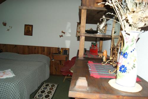 Posezení v ubytování B&B IL QUERCETO