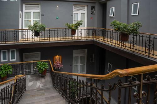 En balkong eller terrass på Hotel Principal