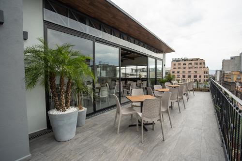 En balkon eller terrasse på Hotel Principal