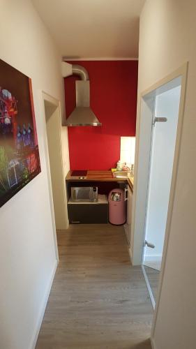 Apartment Weinsbergにあるキッチンまたは簡易キッチン