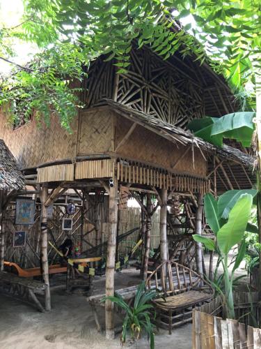 Zahrada ubytování Bamboo Nest Beachfront