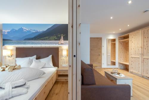 Postel nebo postele na pokoji v ubytování Hotel Theiner
