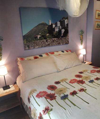 Кровать или кровати в номере B&B La Margine e SPA