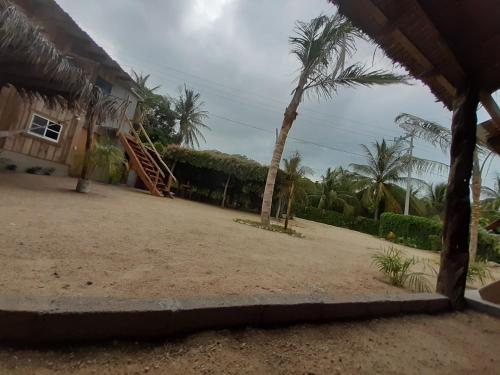 Un jardín fuera de Cabañas jaysur