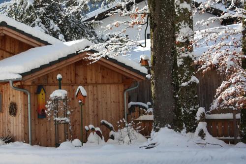 冬のWohnen am See Villa Schrötter direkt am Traunseeの様子