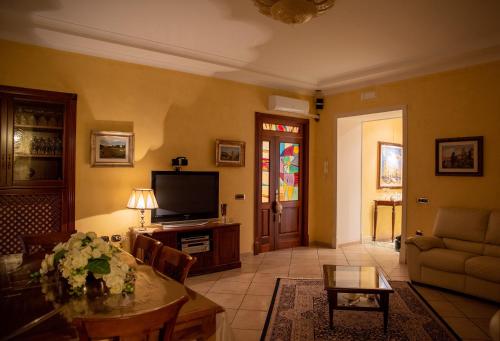 Χώρος καθιστικού στο Solimena House