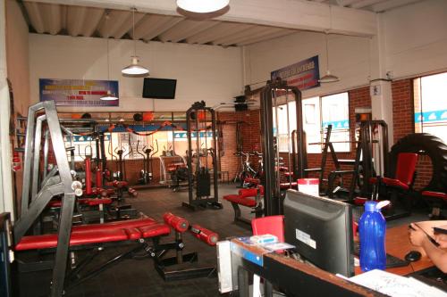Fitness centrum a/nebo fitness zařízení v ubytování Aloha