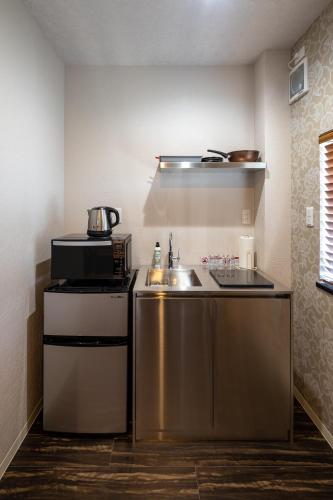 Dapur atau dapur kecil di ESTABLISHMENT Asakusa