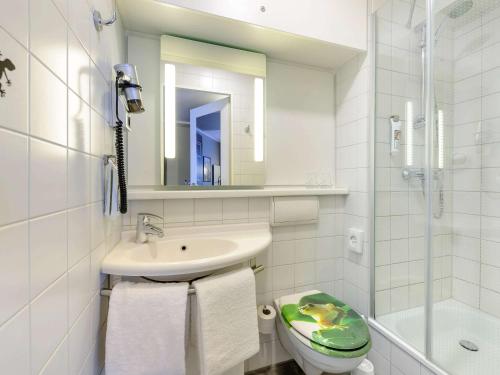 Kopalnica v nastanitvi ibis Berlin Mitte