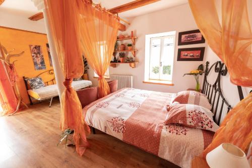 เตียงในห้องที่ Appartamento sulle colline del Sangiovese