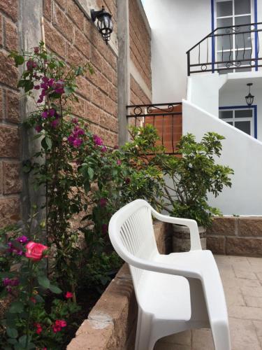 Κήπος έξω από το Villa Las Campanas