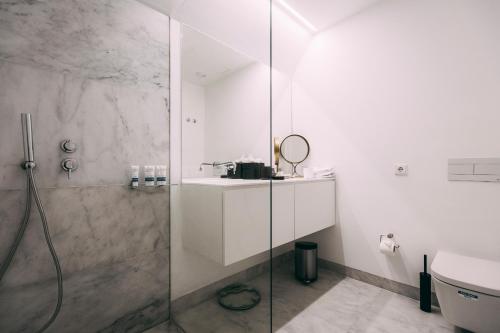 
Een badkamer bij Torel Palace Lisbon
