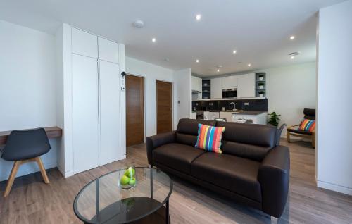 Dapur atau dapur kecil di Apartrooms Aberdeen