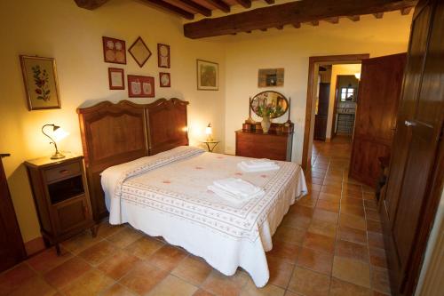 Cama o camas de una habitación en Podere Pietreta