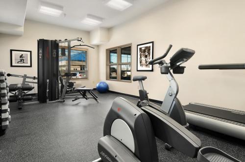 Fitness centrum a/nebo fitness zařízení v ubytování Canalta Hotel Tisdale