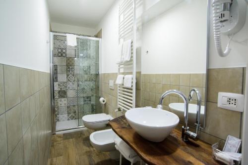 Salle de bains dans l'établissement Le vigne sull’Adda