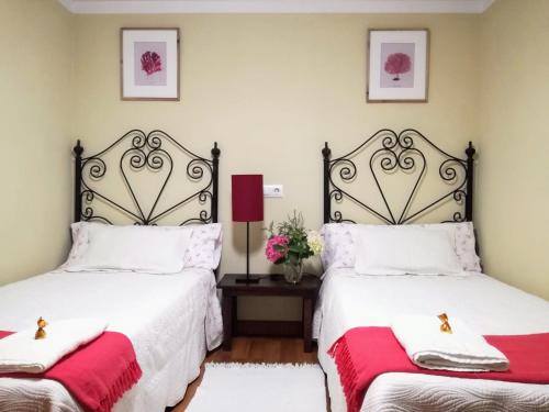
Cama o camas de una habitación en Fuentealdea
