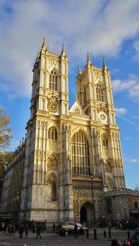 a large cathedral with people walking in front of it at Amazing London in London