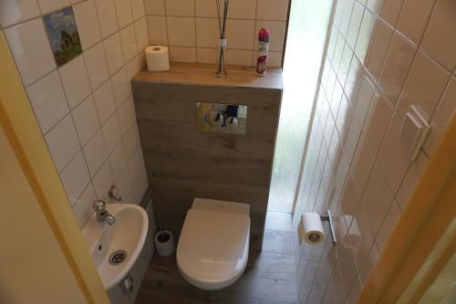 Koupelna v ubytování B&B Zuiderkreek